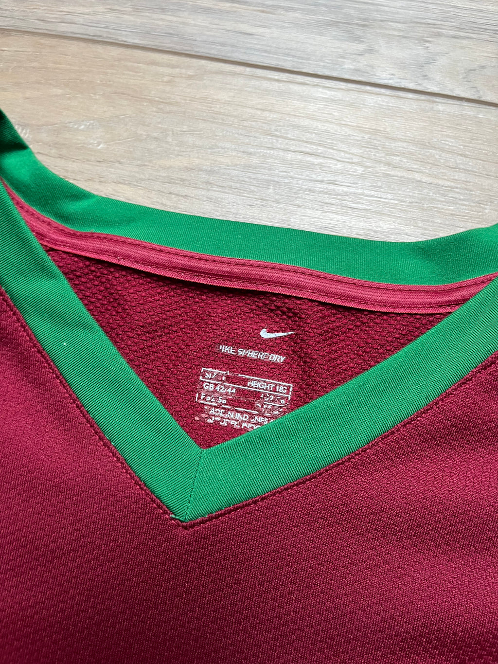 Portugal 06/08 Home Jersey Ronaldo - L