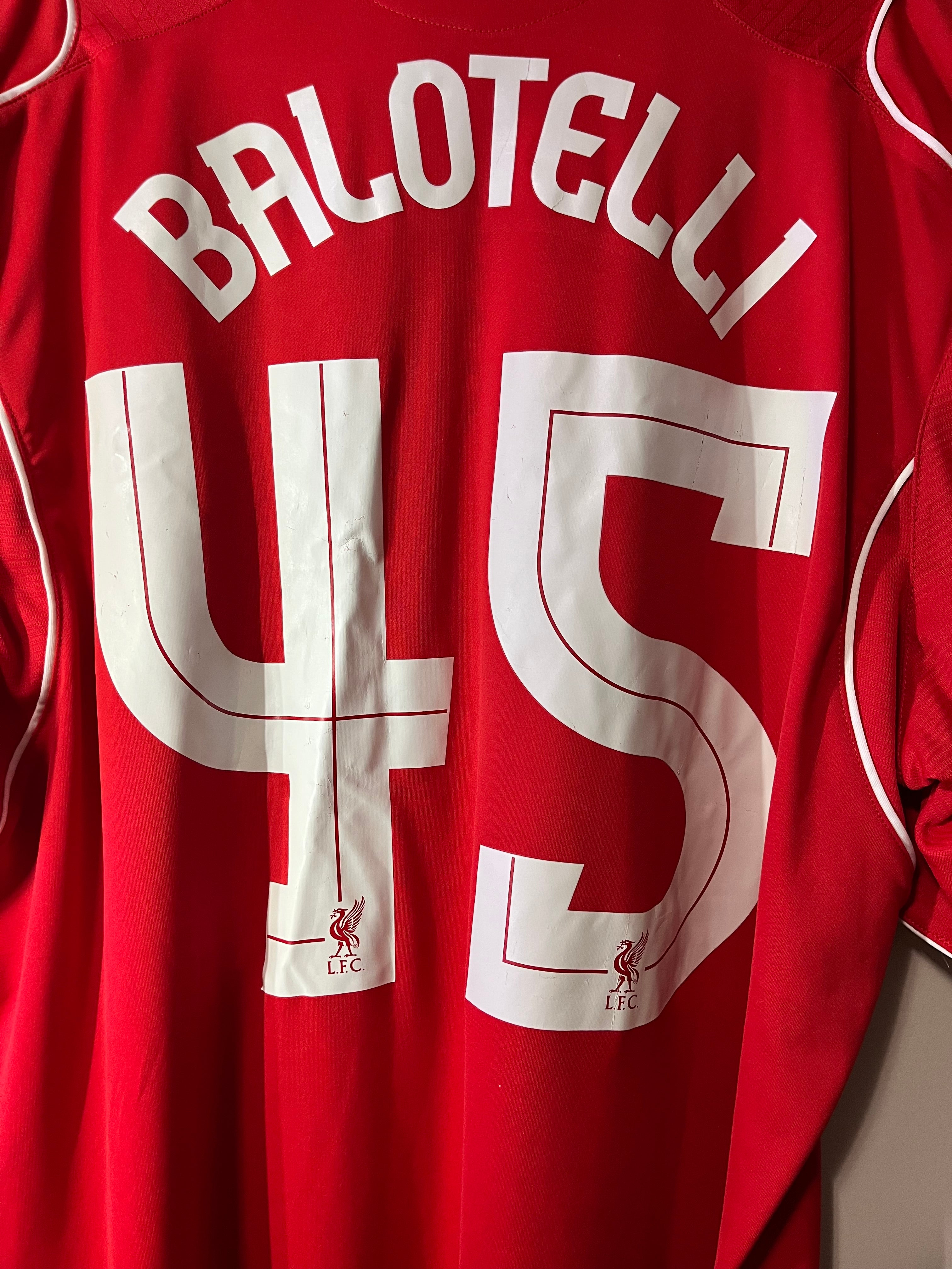 Liverpool 14/15 Home Jersey Balotelli - XL