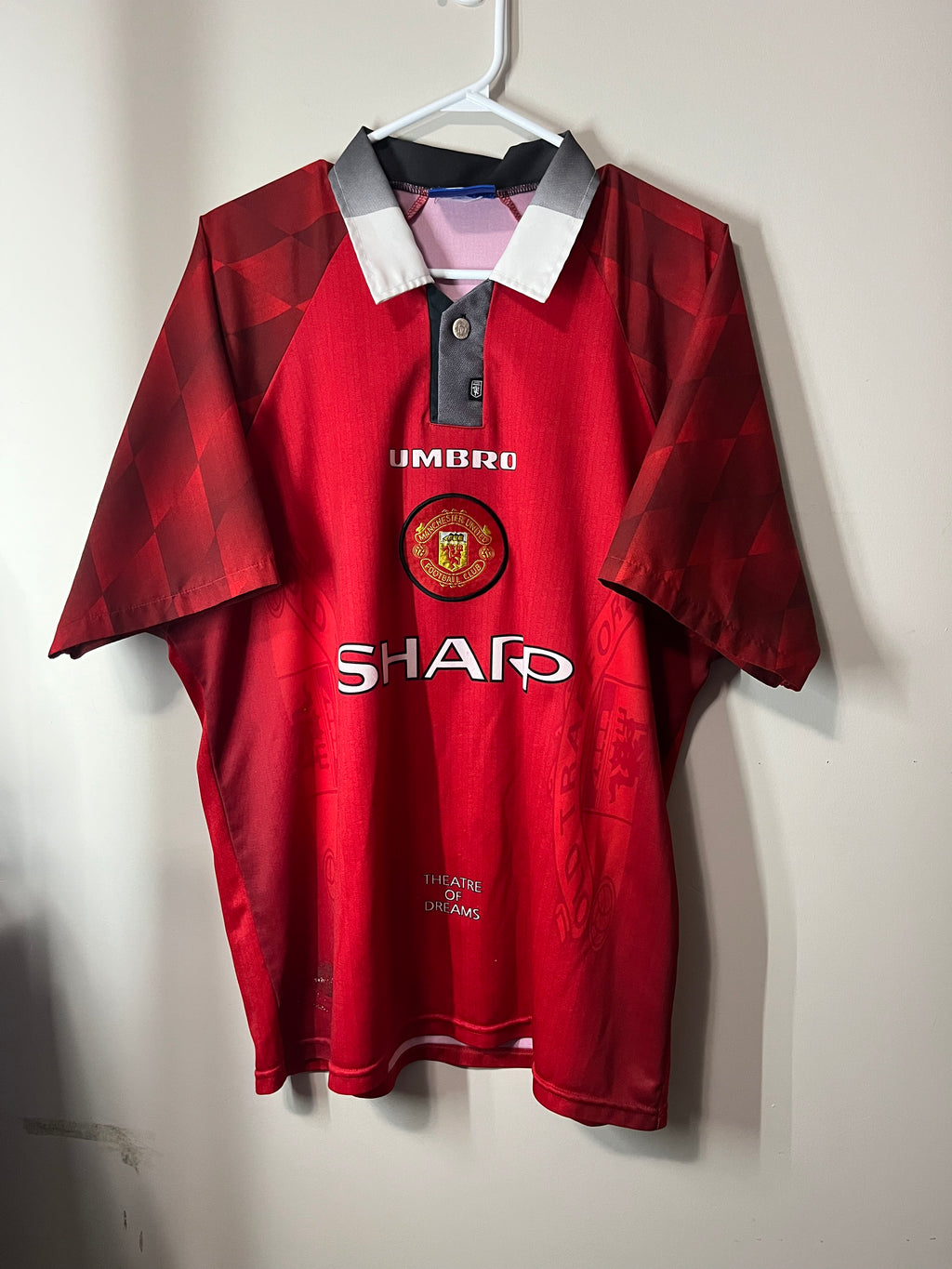 Manchester United 96/97 Home Jersey - L