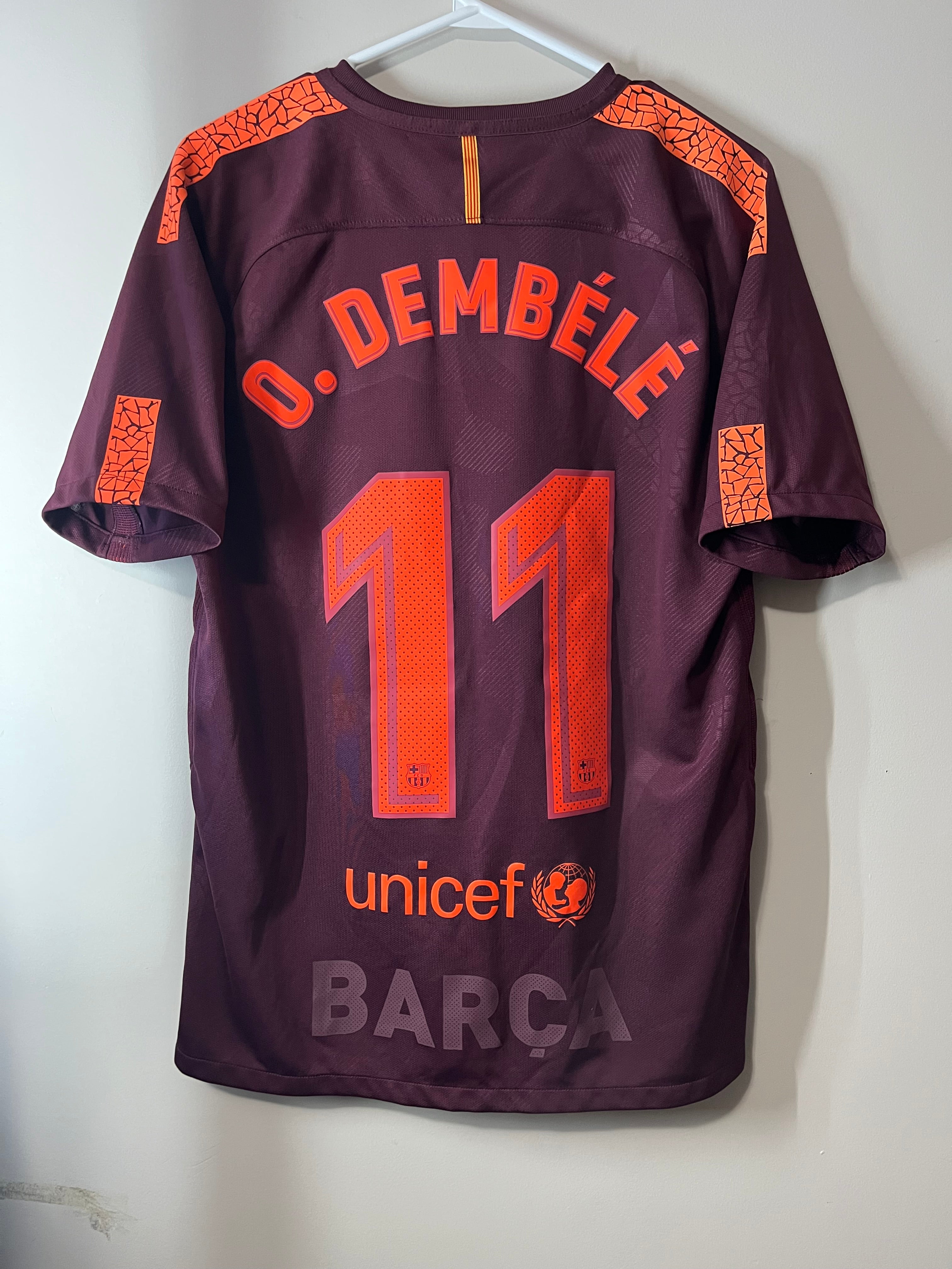 Barcelona 17/18 Third Jersey Dembélé - M