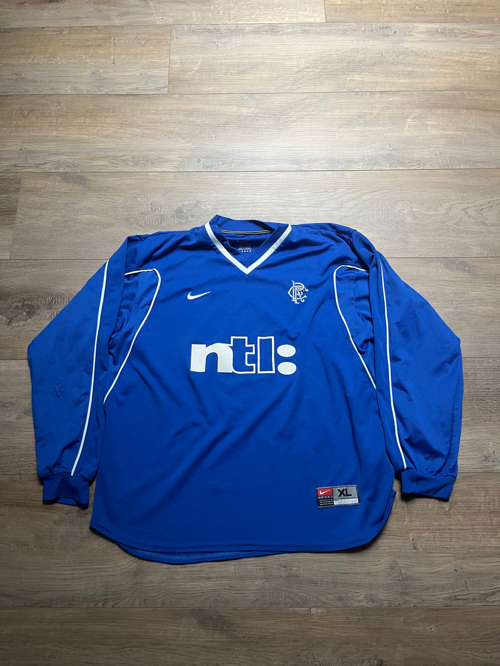 Rangers 99/01 Home Jersey L/S - XL