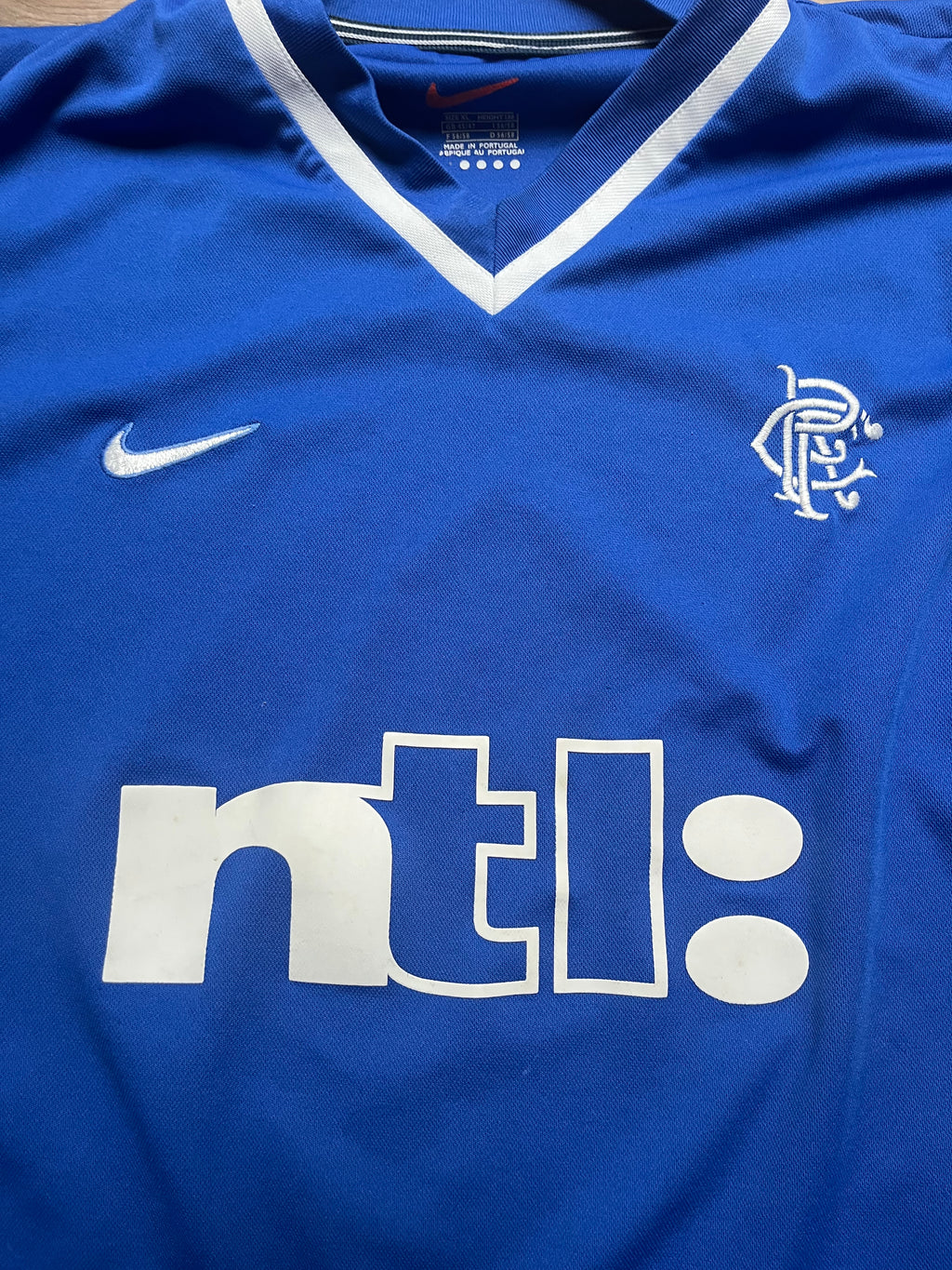 Rangers 99/01 Home Jersey L/S - XL