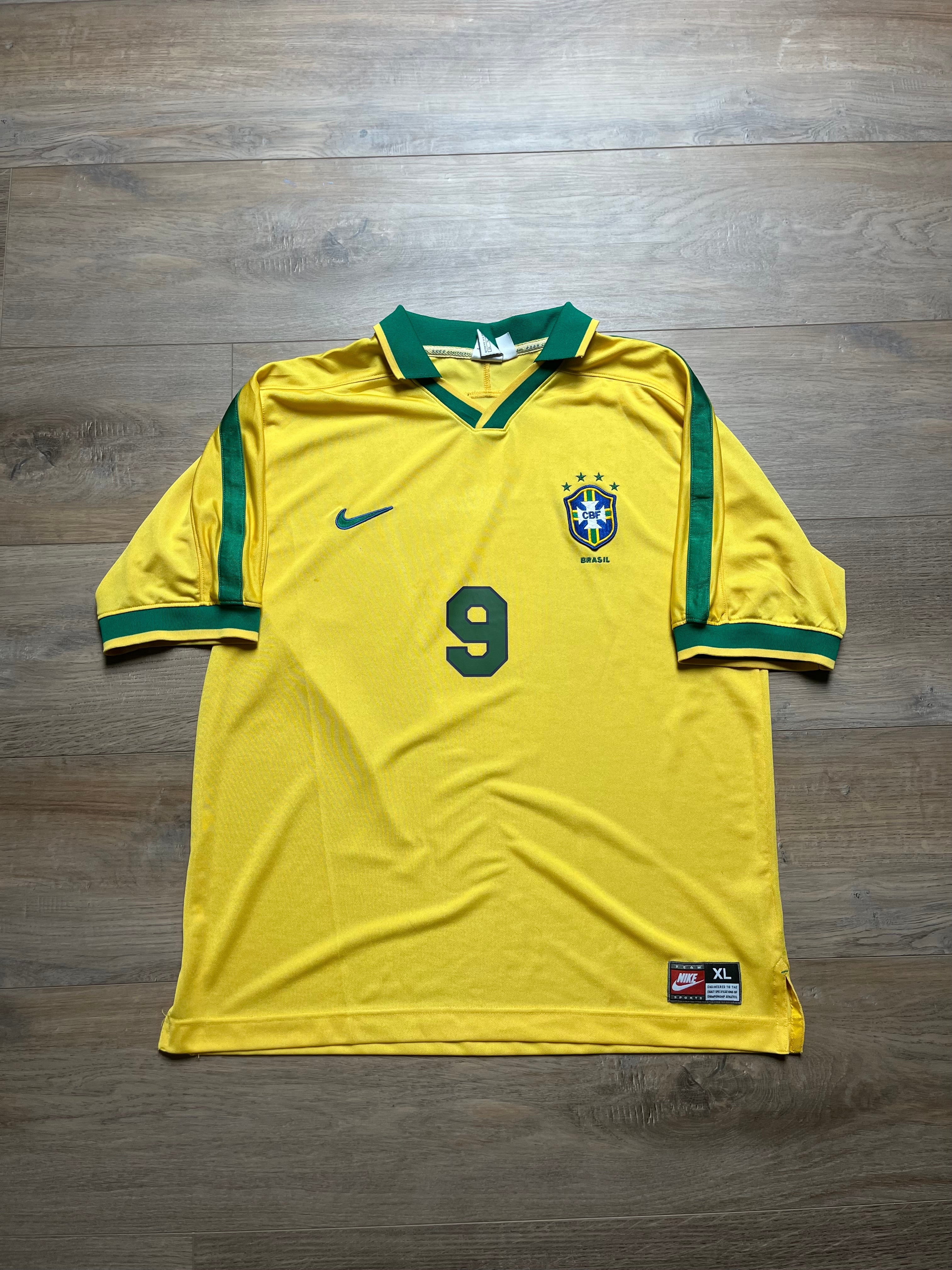 Brazil 1997 Home Jersey Ronaldo - XL