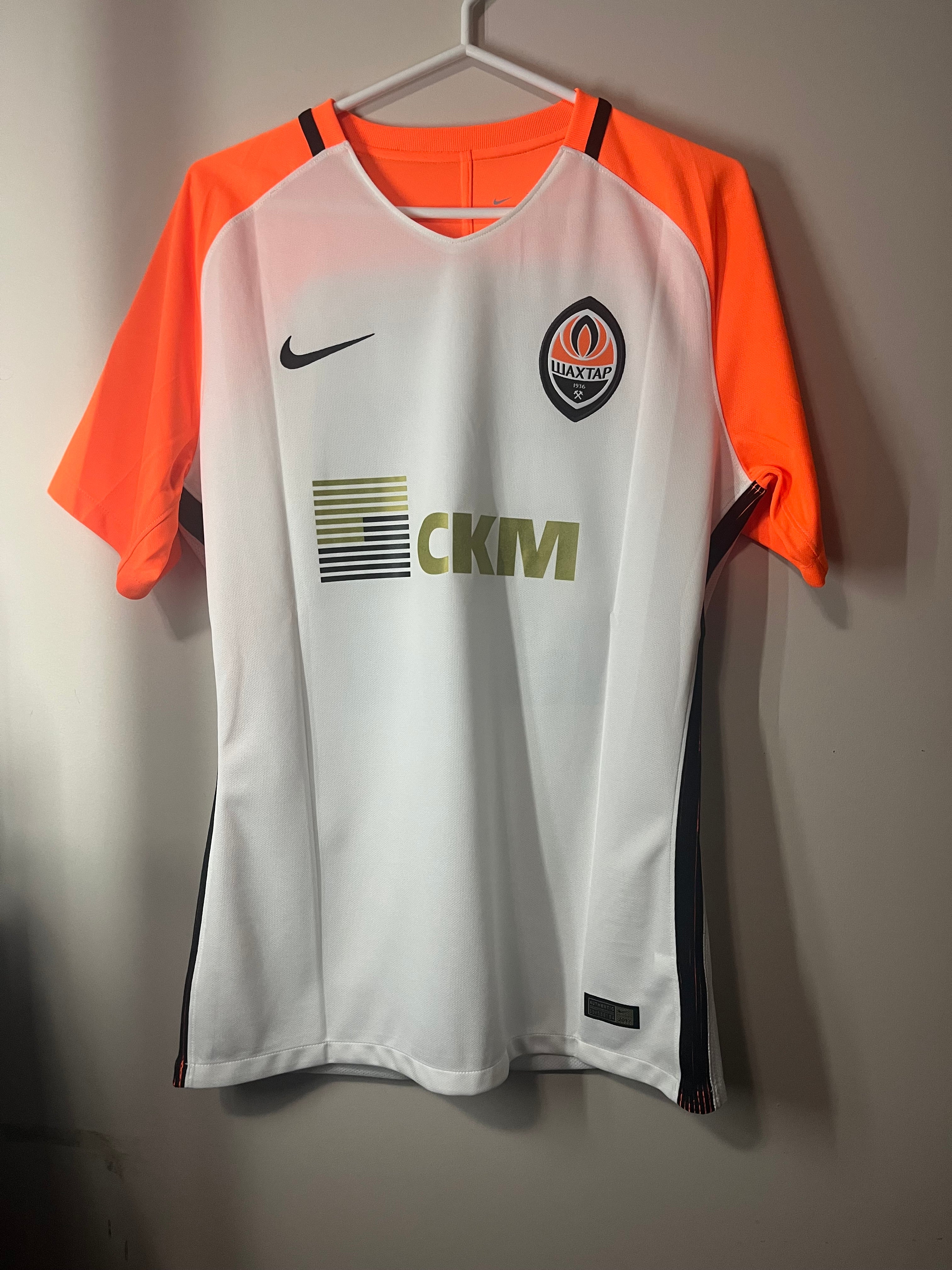 MATCH ISSUED 17/18 Shakhtar Donetsk Zubkov Away Jersey - L