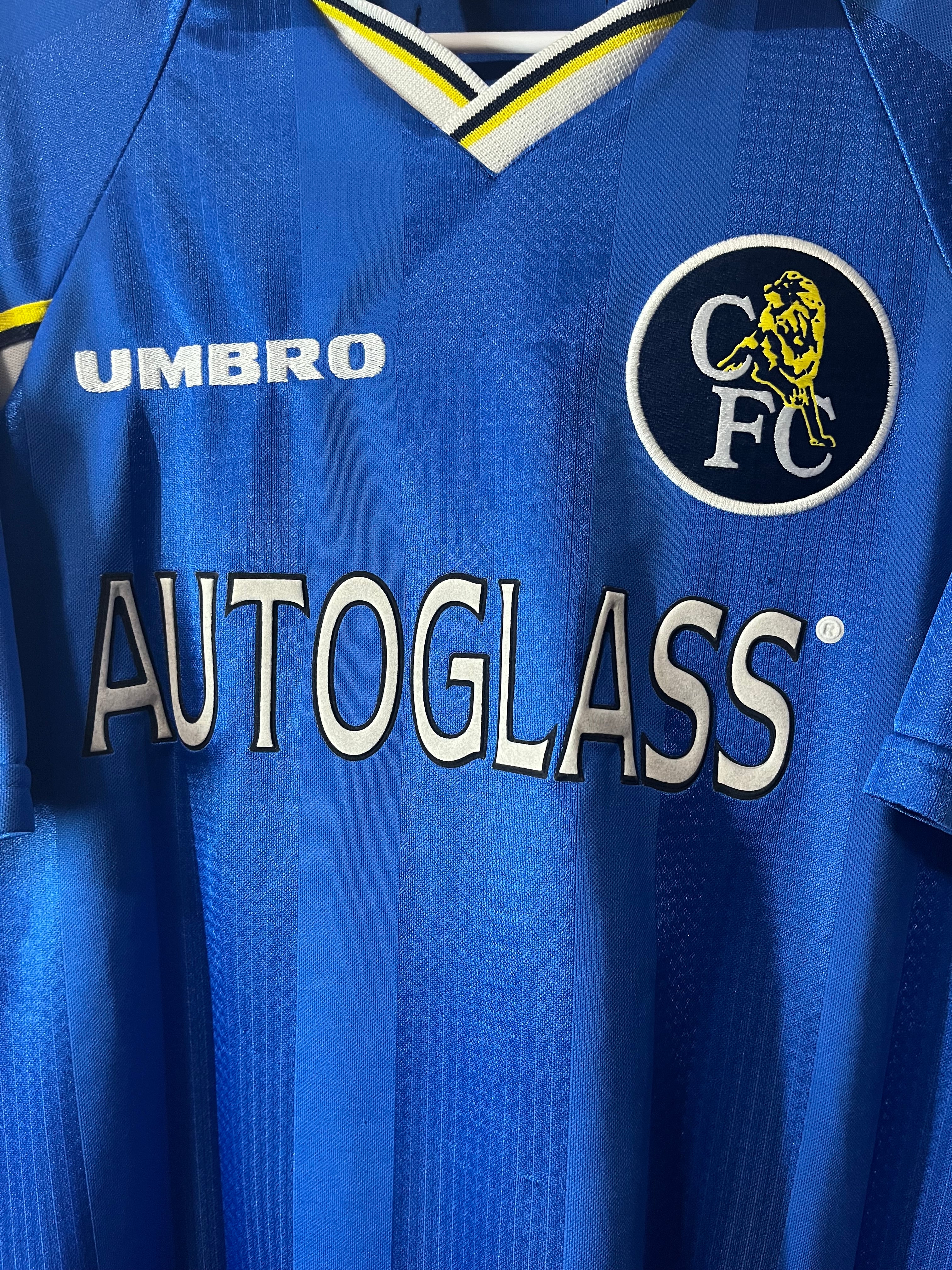 Chelsea 97/99 Home Jersey Leboeuf - L