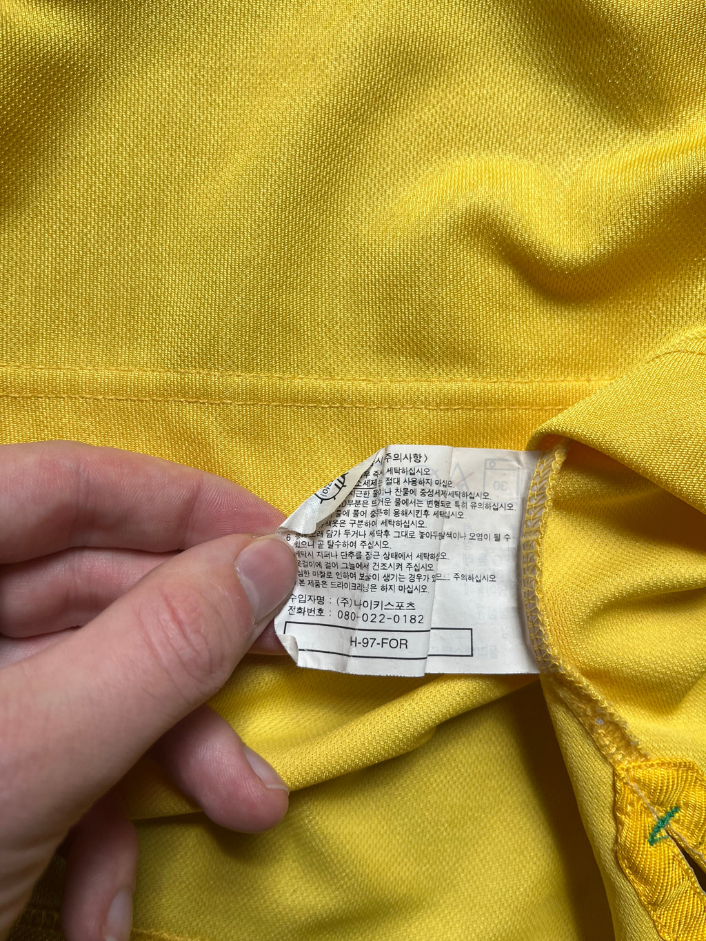 Brazil 1997 Home Jersey Ronaldo - XL