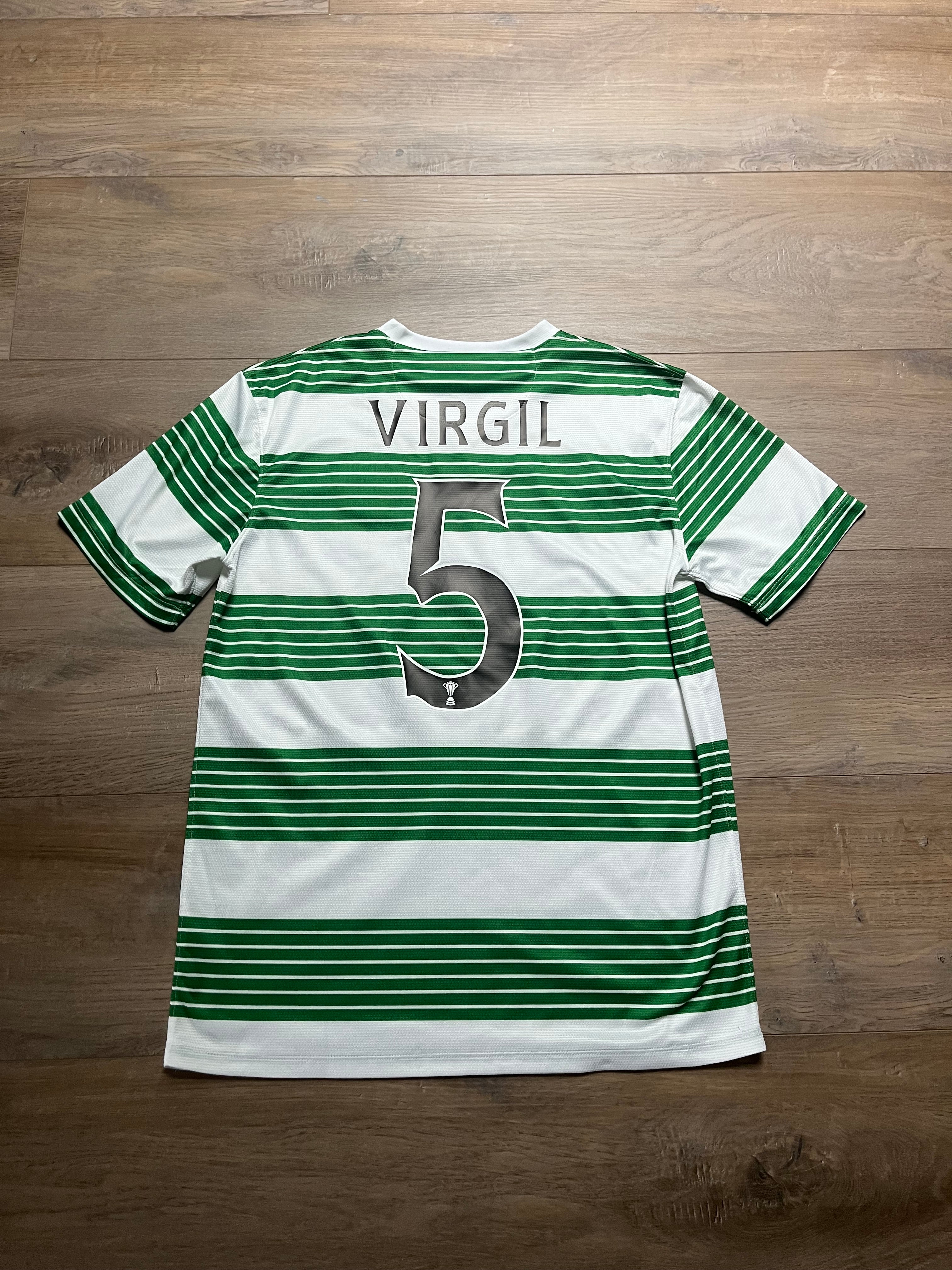 Celtic 2013/15 Home Virgil Van Dijk - M