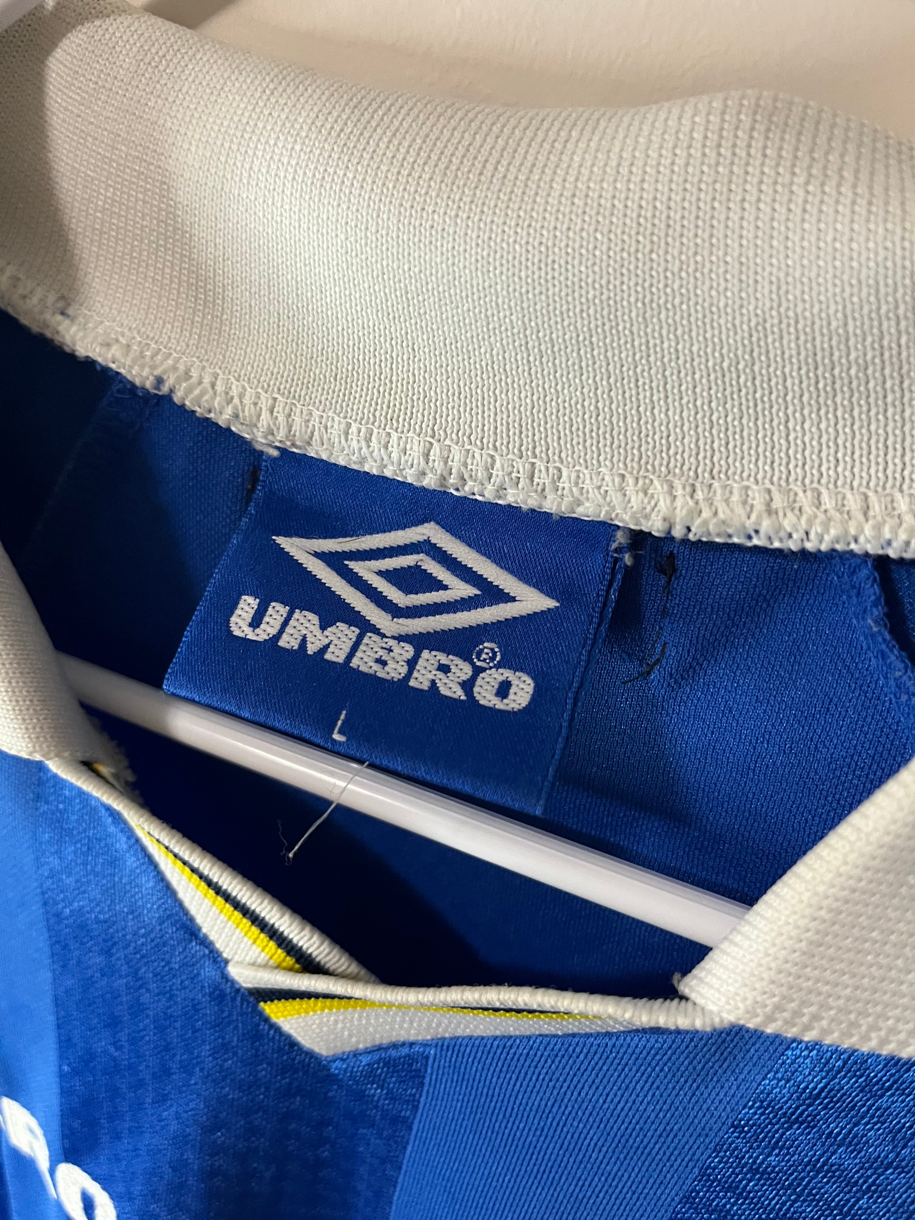 Chelsea 1997/99 Home #25 Zola Jersey - L