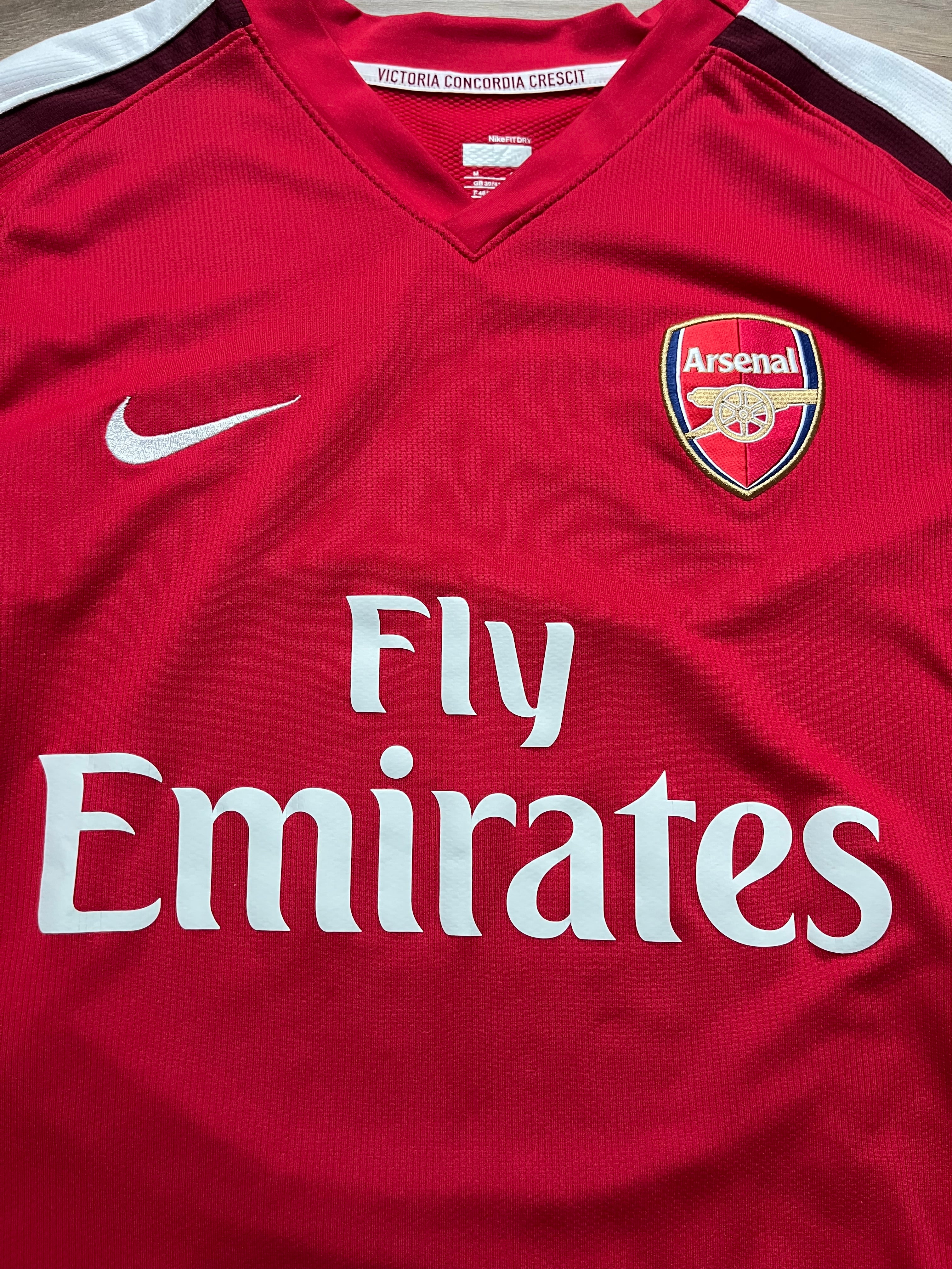 Arsenal 08/09 Home Jersey Van Persie L/S - M