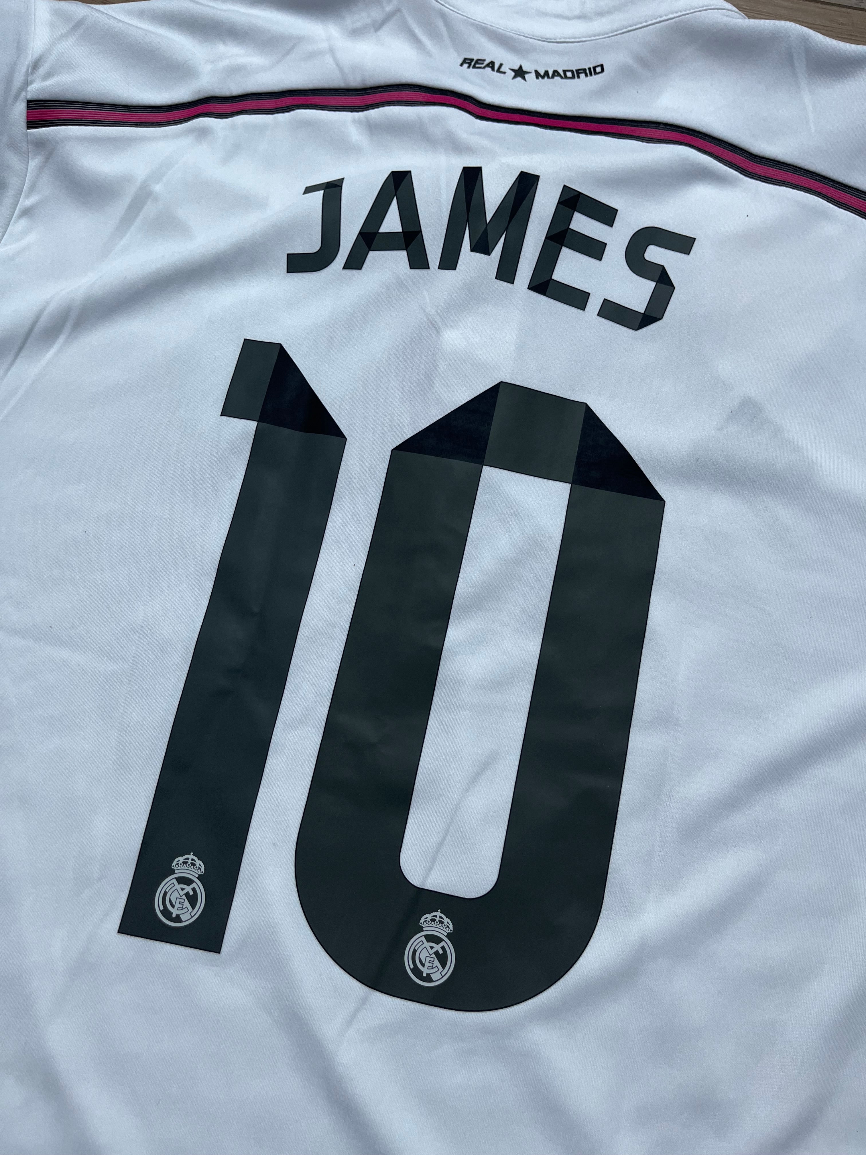 BNWT - Real Madrid 14/15 Home James - XXL