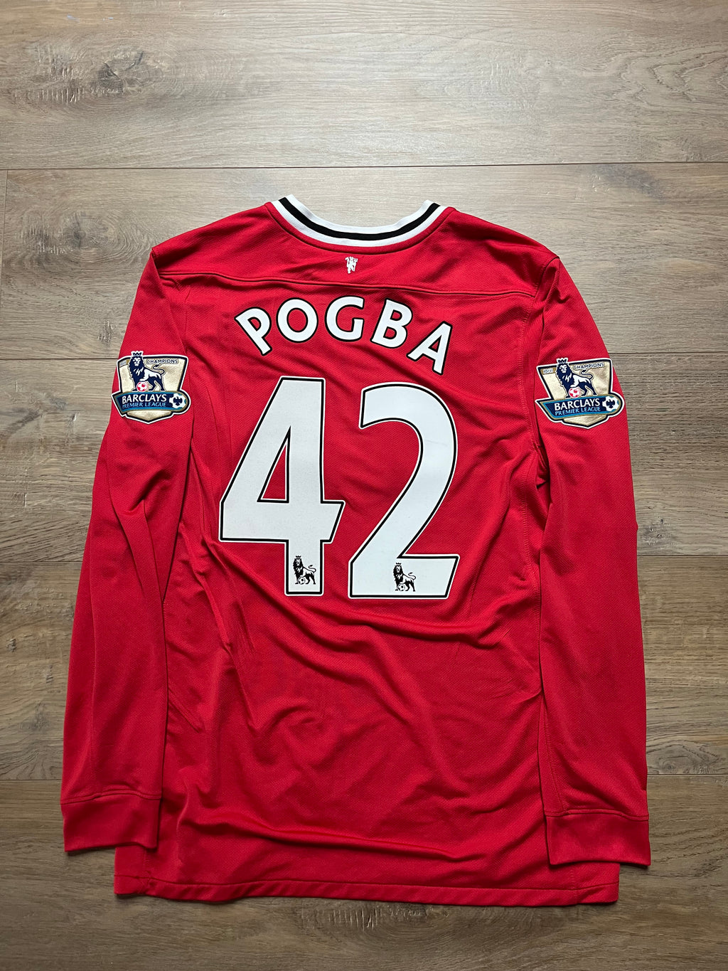 Manchester United 11/12 Home Jersey Pogba - L
