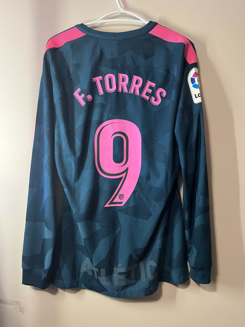 MATCH ISSUED Atletico Madrid 17/18 Third Jersey - F. Torres - L