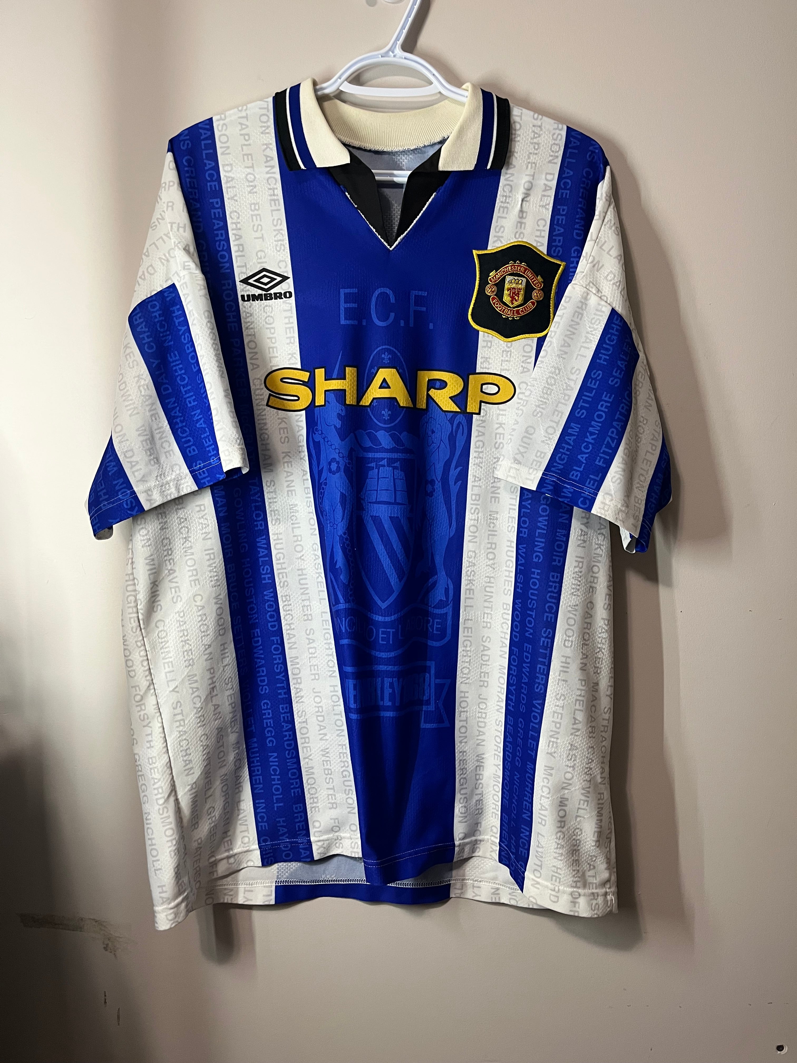 Manchester United 95/96 Third Jersey - XL