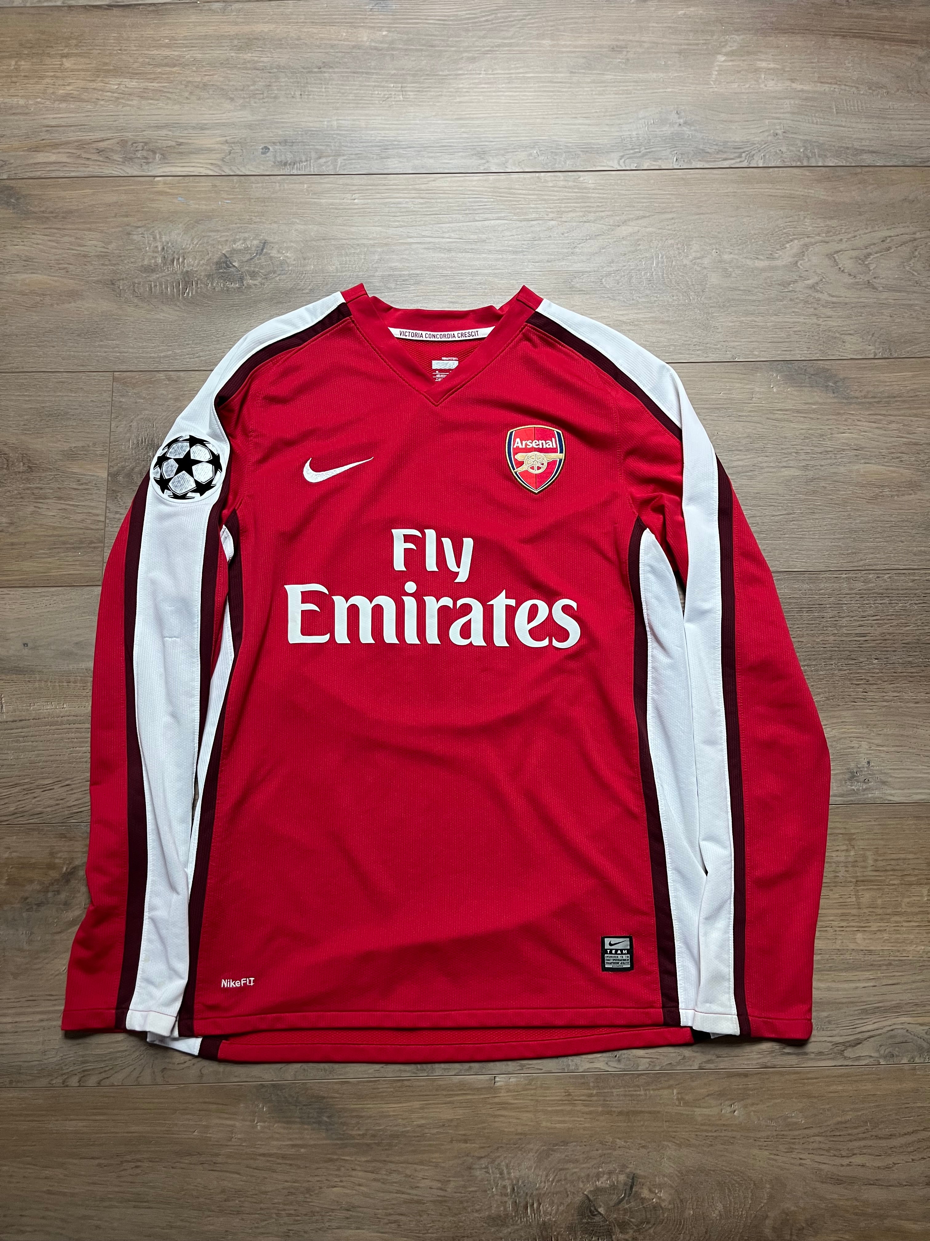 Arsenal 08/09 Home Jersey Van Persie L/S - M