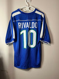 Brazil 1998 Away Rivaldo Jersey - L