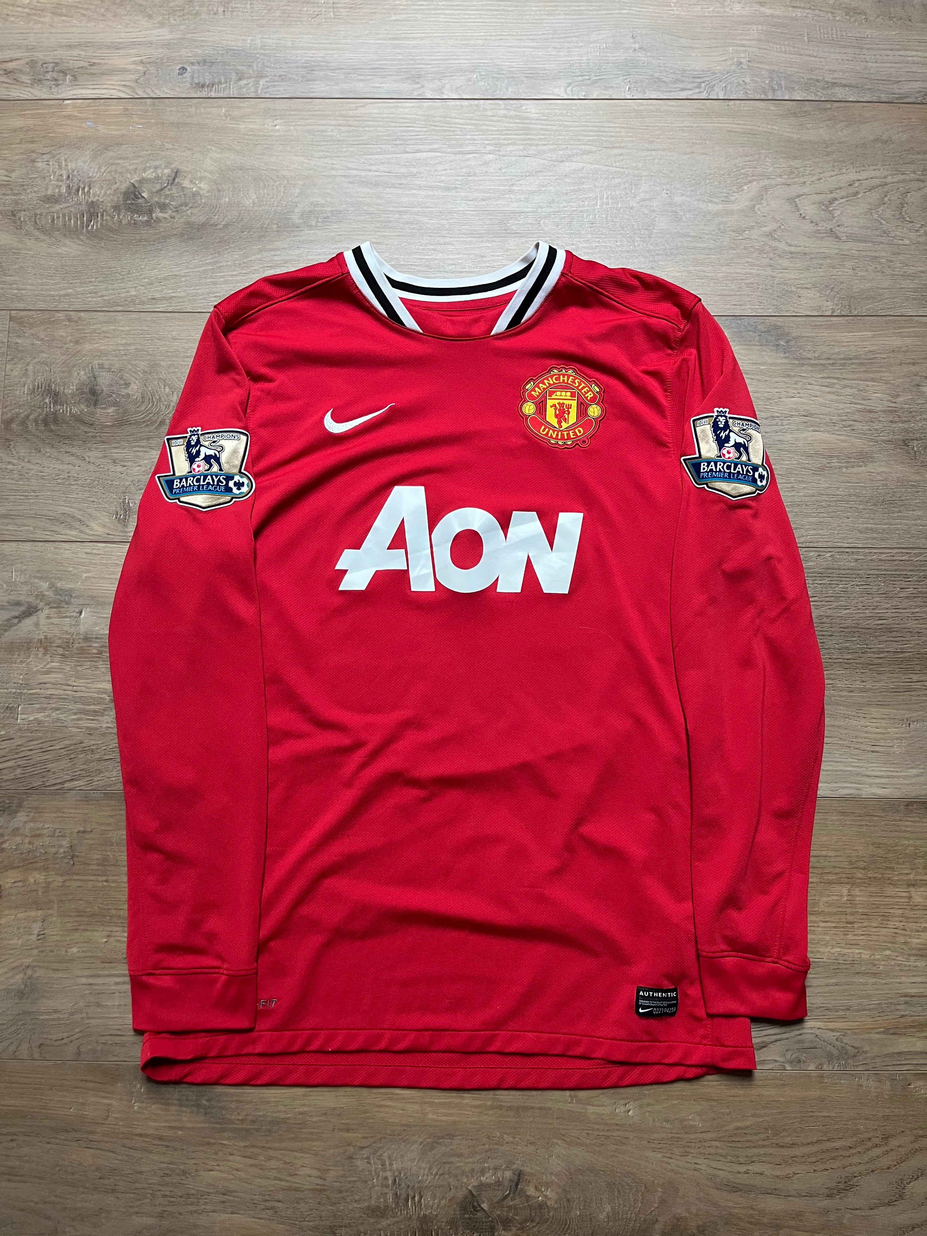 Manchester United 11/12 Home Jersey Pogba - L
