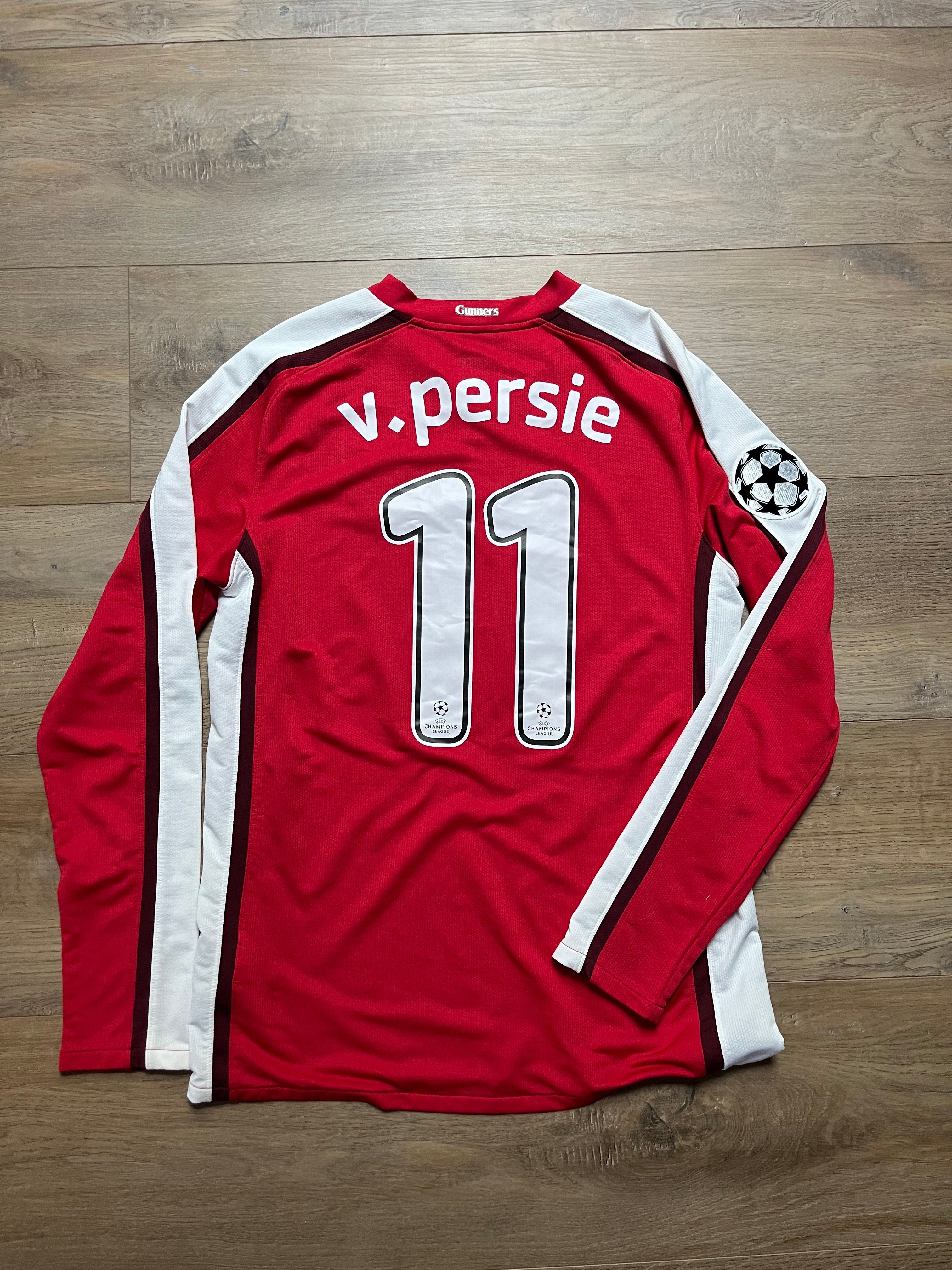 Arsenal 08/09 Home Jersey Van Persie L/S - M