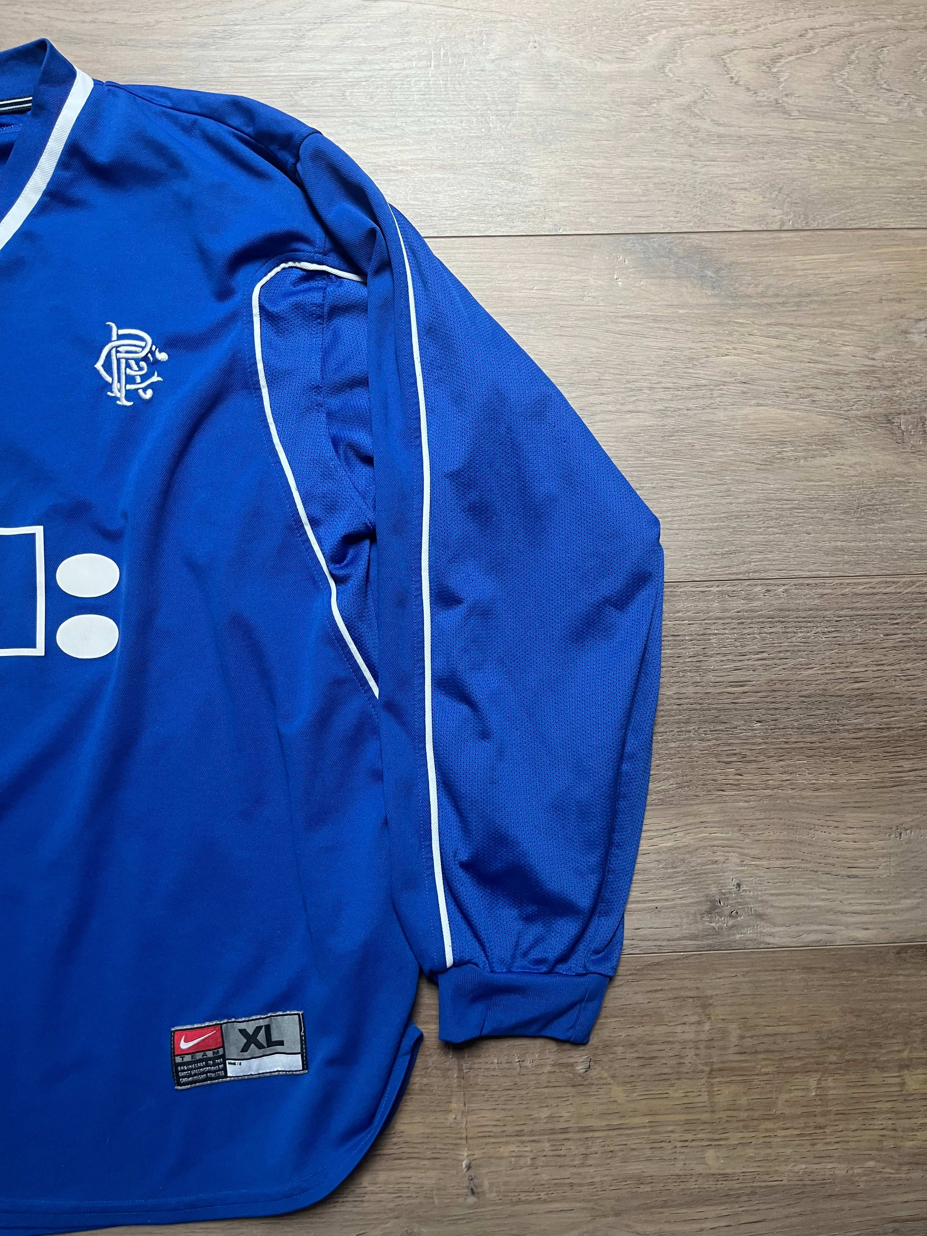 Rangers 99/01 Home Jersey L/S - XL