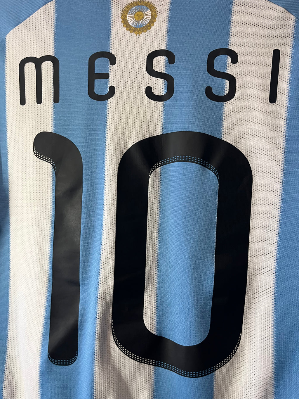 Argentina 2010 Home Jersey Messi - YXL (S)