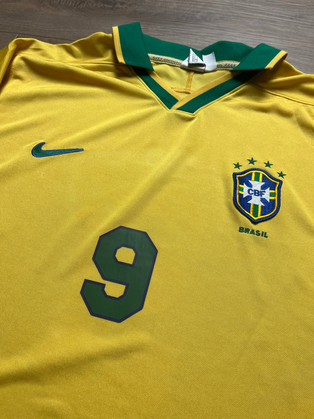 Brazil 1997 Home Jersey Ronaldo - XL
