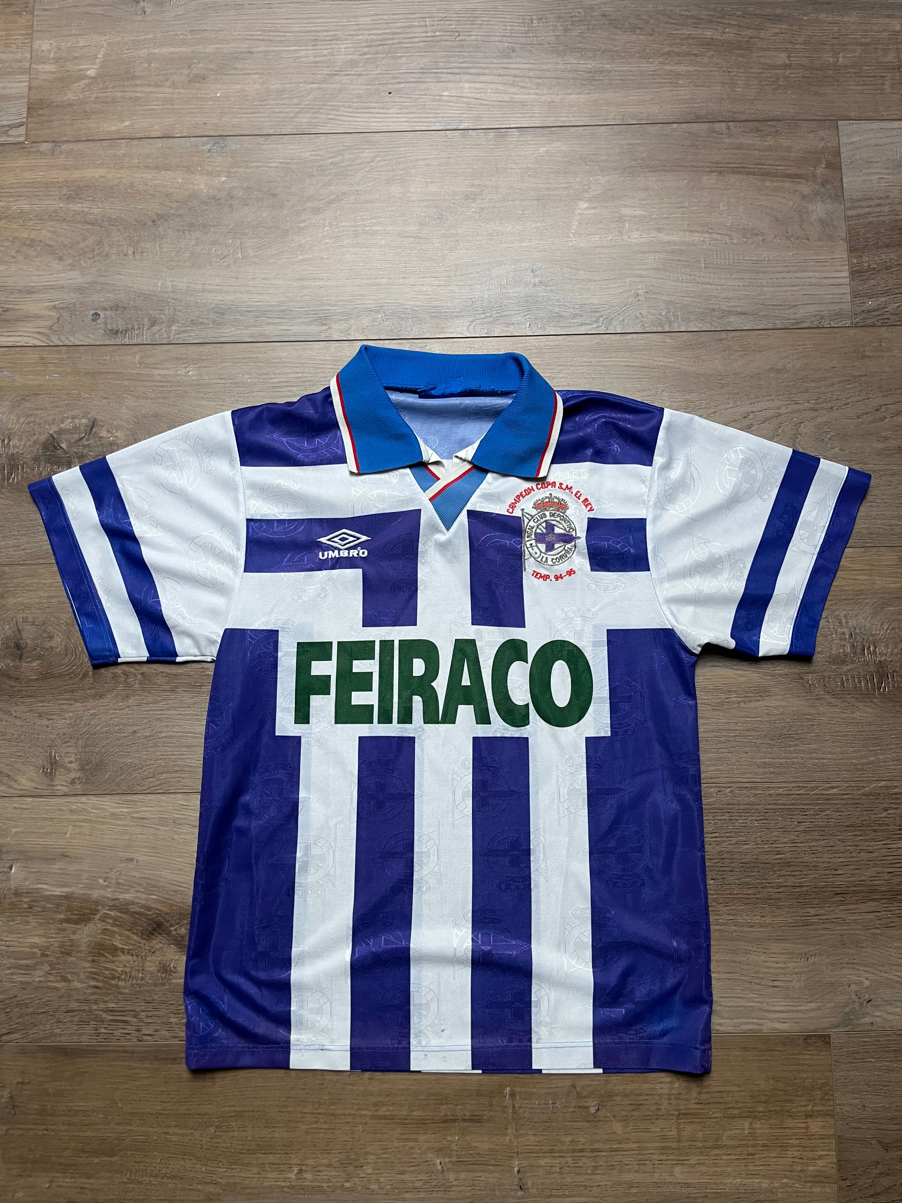 Deportivo De La Coruna 94/95 Home Jersey - M